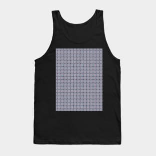 matte red and blue abstract geometric pattern Tank Top